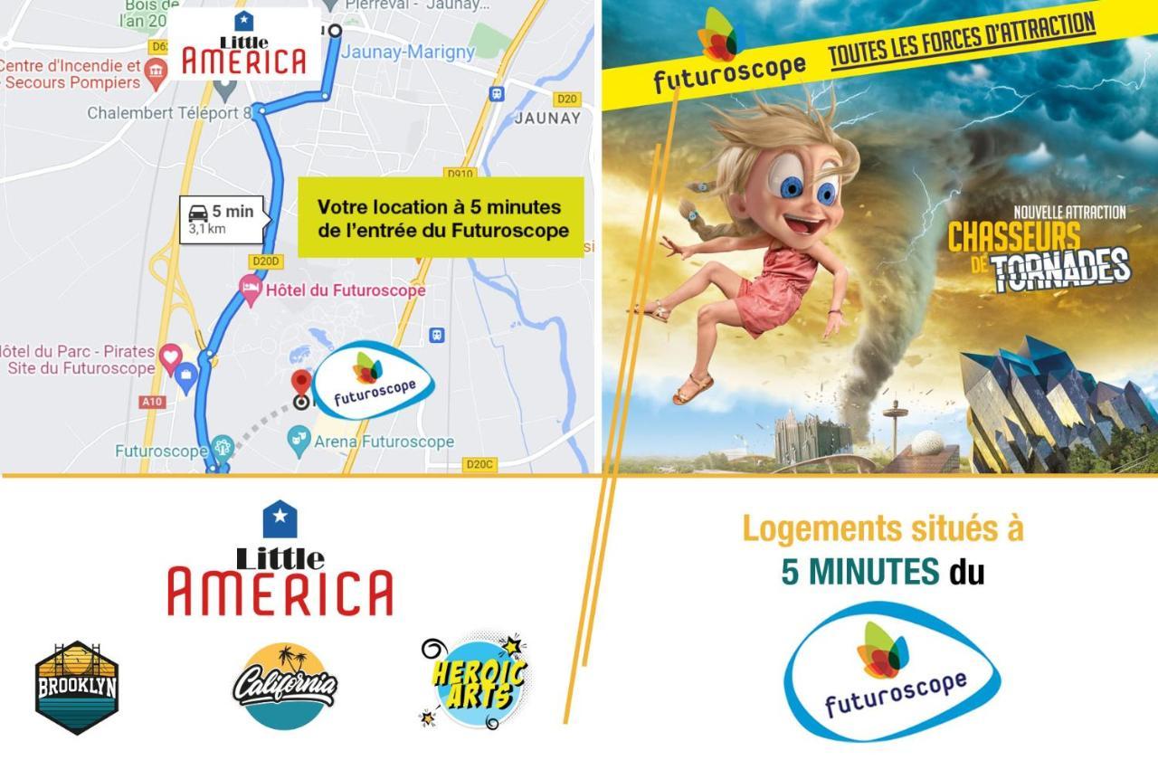 Little America - Appart Hotel 3Km Futuroscope Jaunay-Clan Ngoại thất bức ảnh