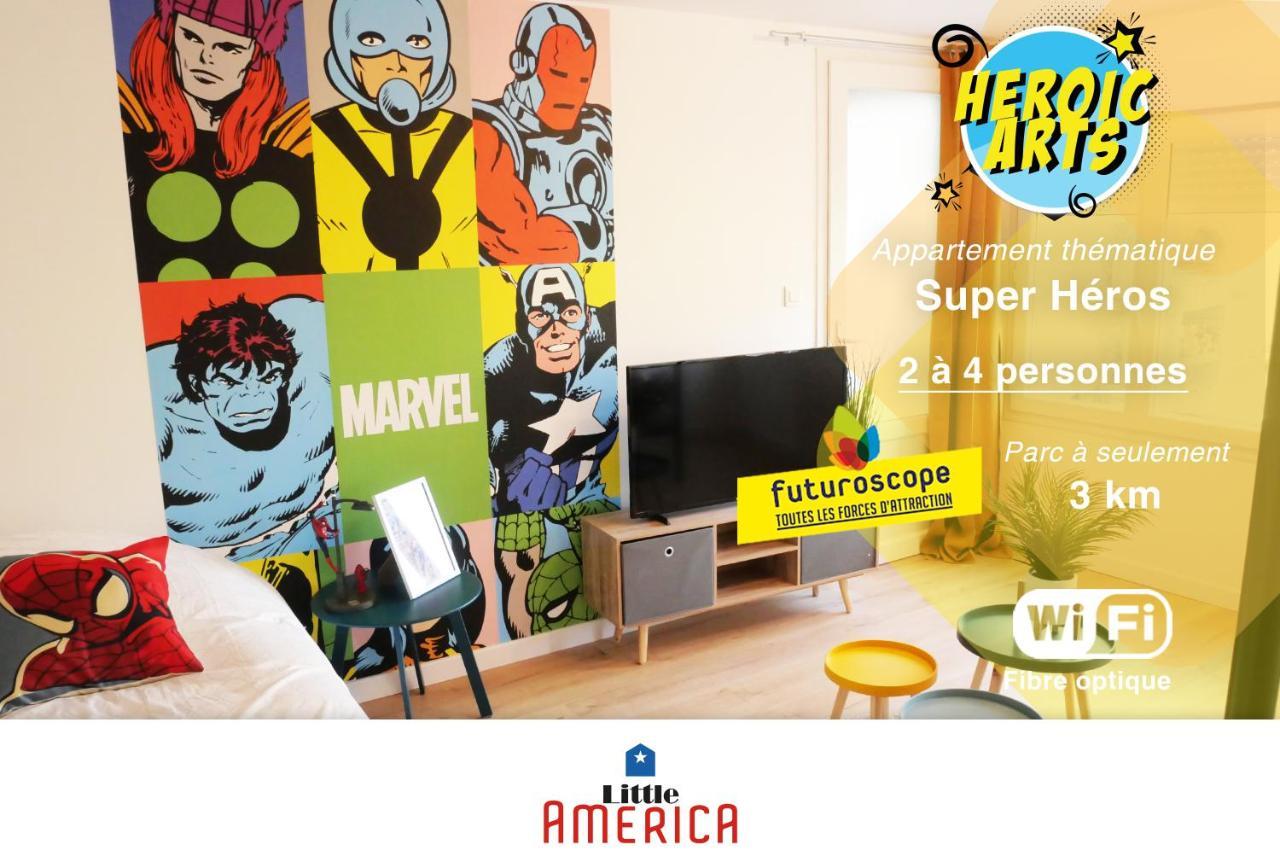 Little America - Appart Hotel 3Km Futuroscope Jaunay-Clan Ngoại thất bức ảnh